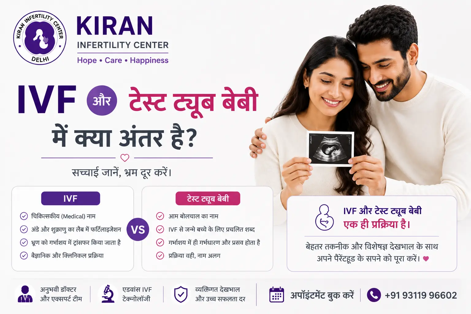 IVF और टेस्ट ट्यूब बेबी में क्या अंतर है? पूरी सच्चाई जानें