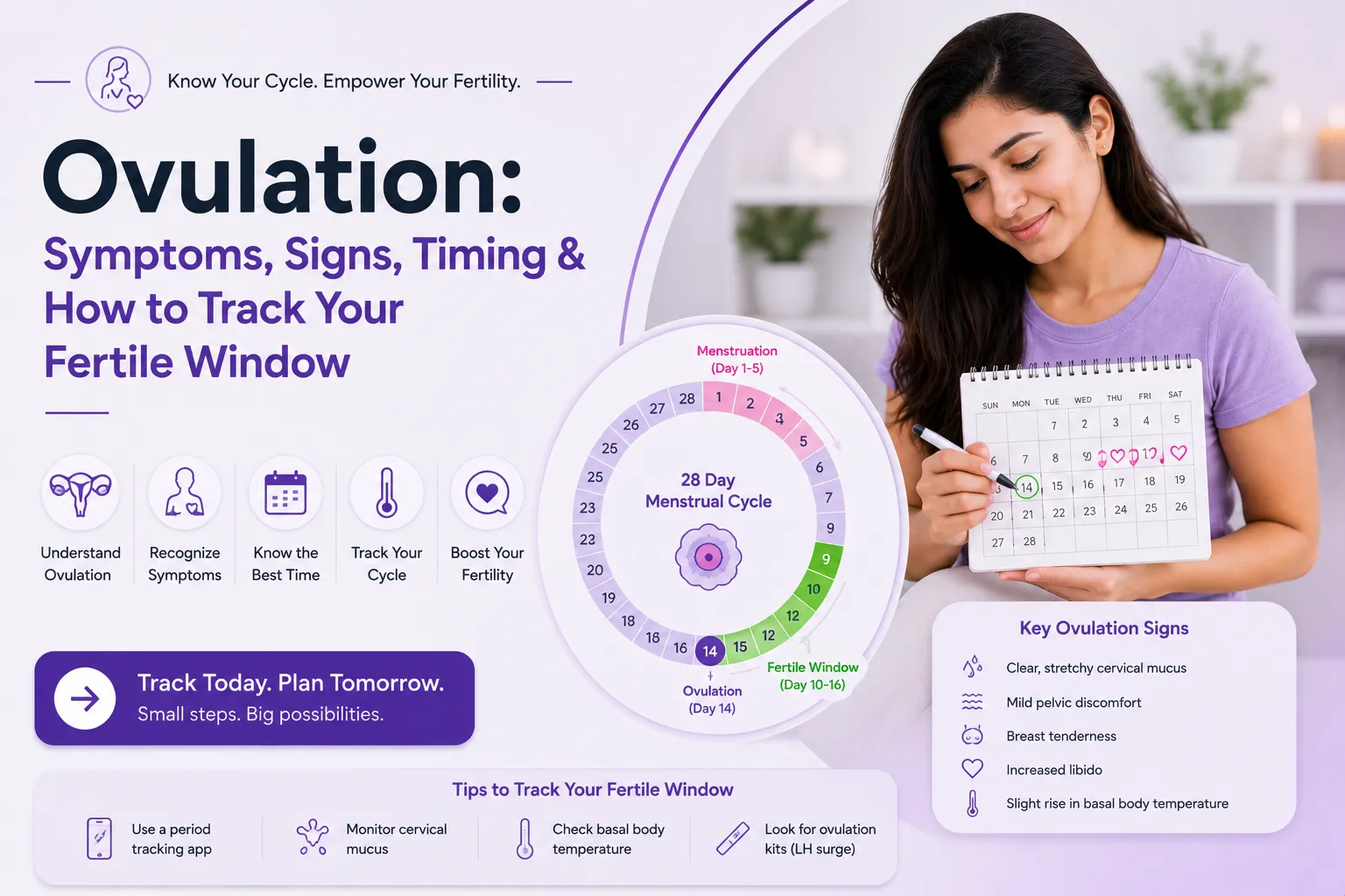 Ovulation: Symptoms, Signs