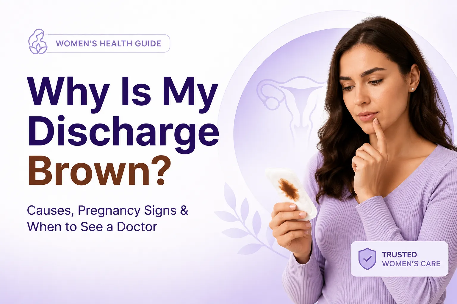 Why Is My Discharge Brown? Causes and Pregnancy Signs
