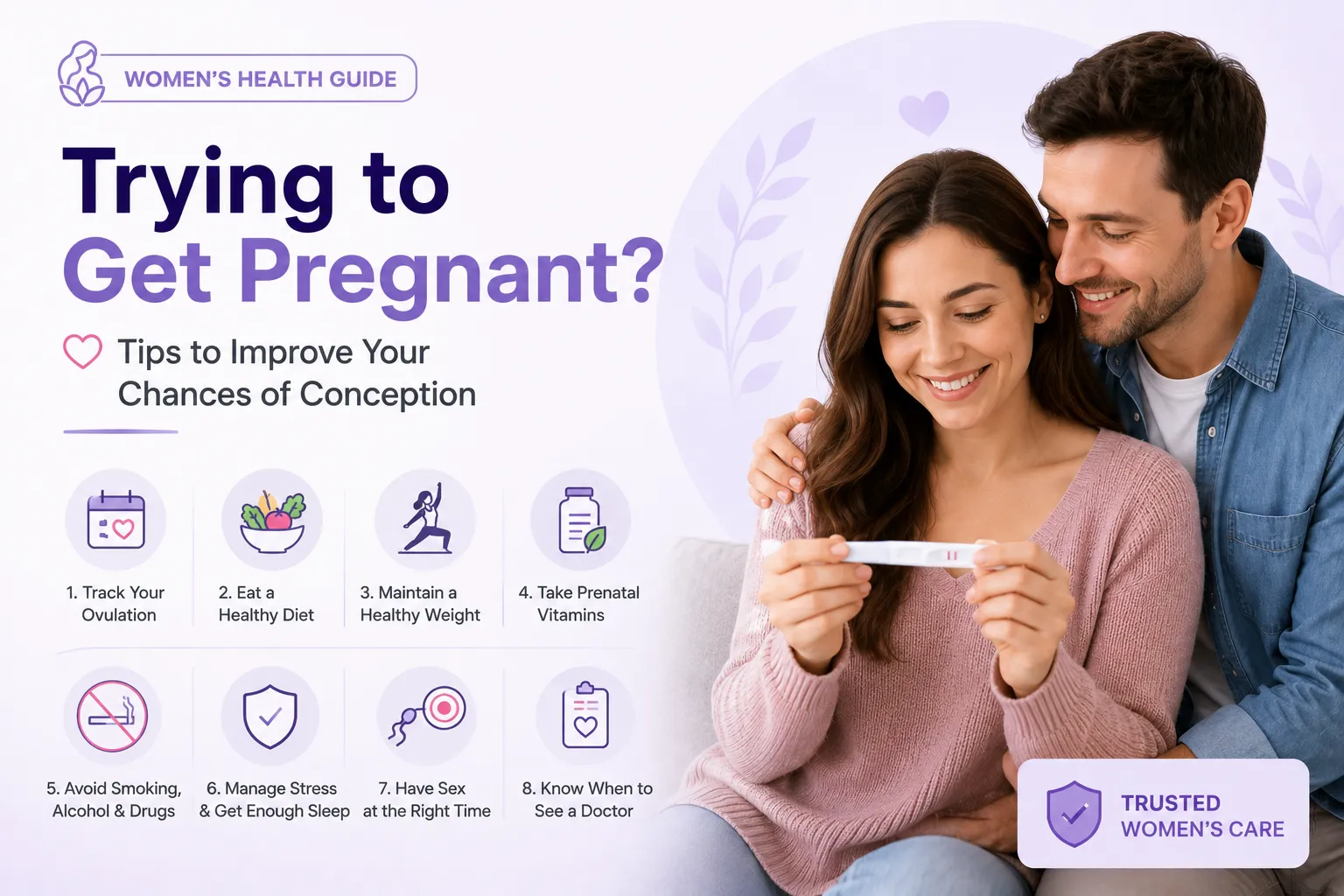 Trying to Get Pregnant? Tips to Improve Your Chances of Conception